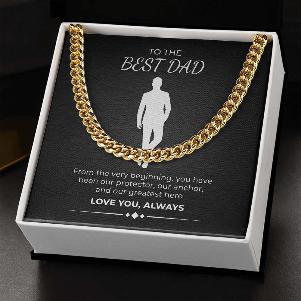 Cuban Link Chain – Stainless Steel or 18K Gold, Adjustable Necklace