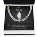 Men's Cuban Link Chain – 18K Gold or Stainless Steel Necklace