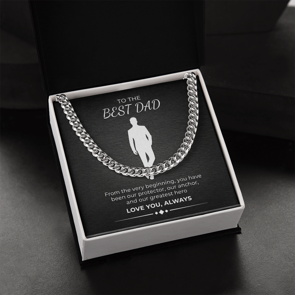 Cuban Link Chain – Stainless Steel or 18K Gold, Adjustable Necklace