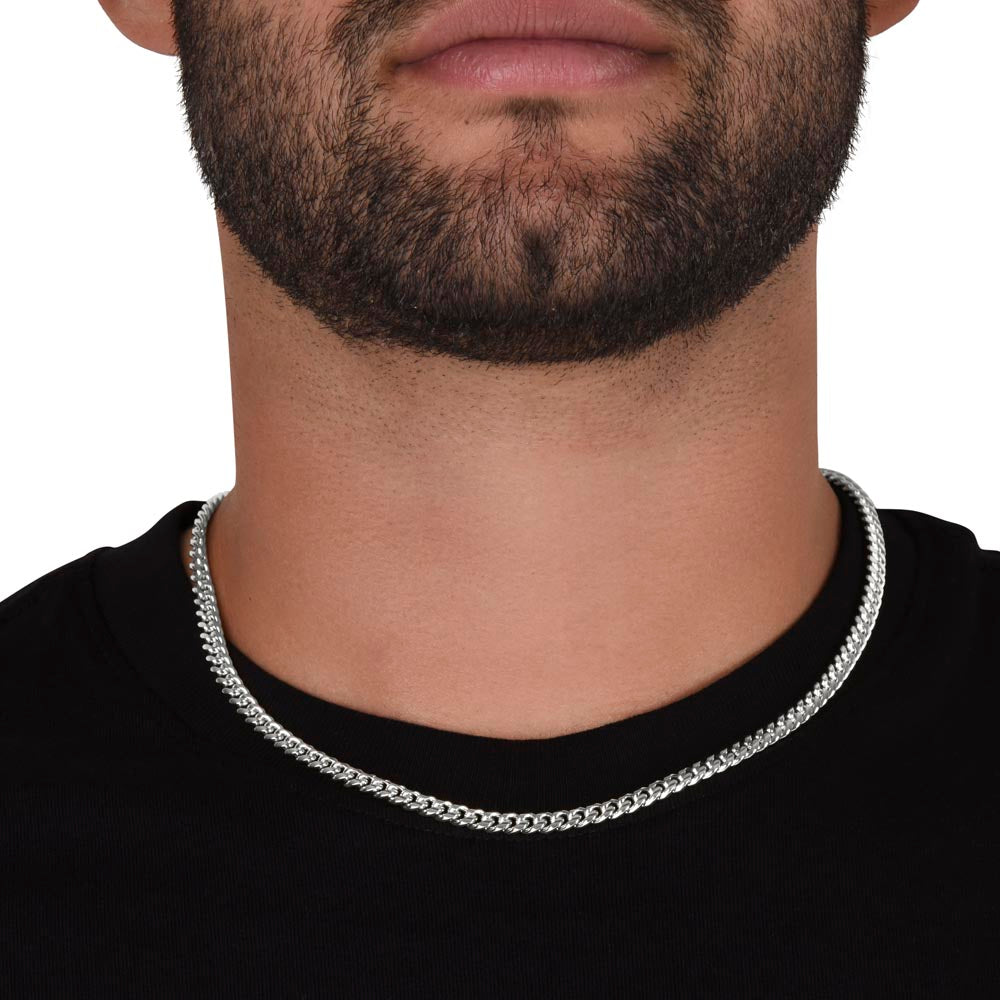 Cuban Link Chain – Stainless Steel or 18K Gold, Adjustable Necklace