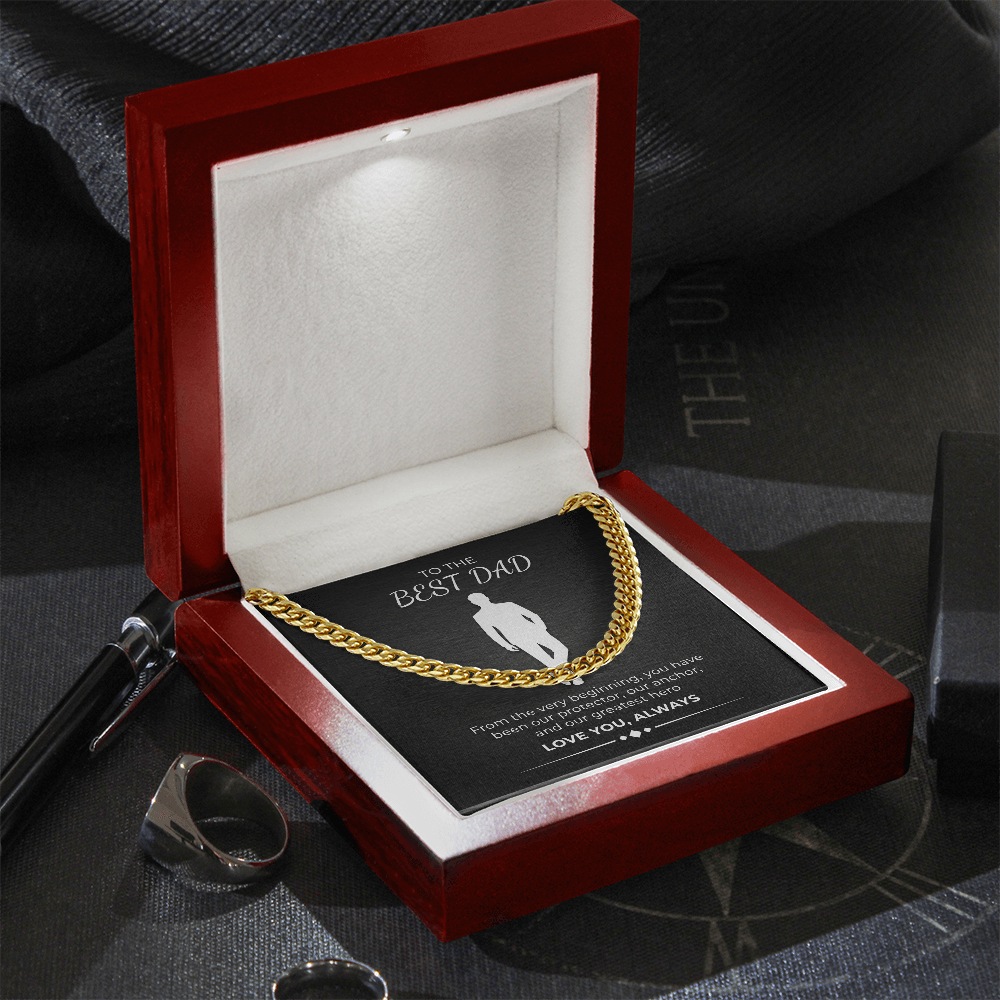 Cuban Link Chain – Stainless Steel or 18K Gold, Adjustable Necklace