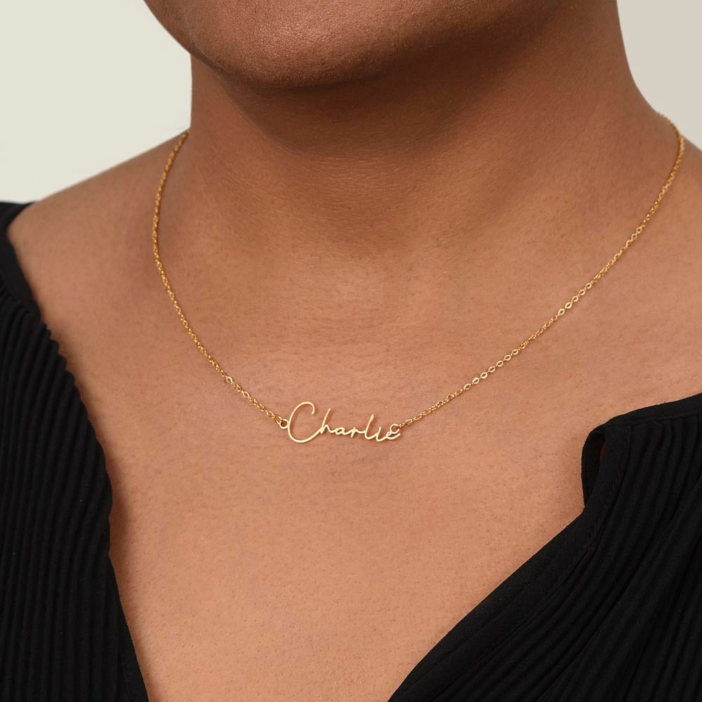Test custom necklace