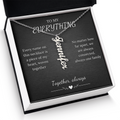 Custom Vertical Family Necklace – Personalized Name Pendant