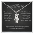 Custom Mom Necklace – Engraved Child Charm Pendant