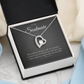 Forever Love Heart Necklace – CZ Crystal Pendant, Gift for Her