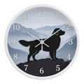Golden Retriever Wooden Clock – "Mountain Mist" Wall Clock