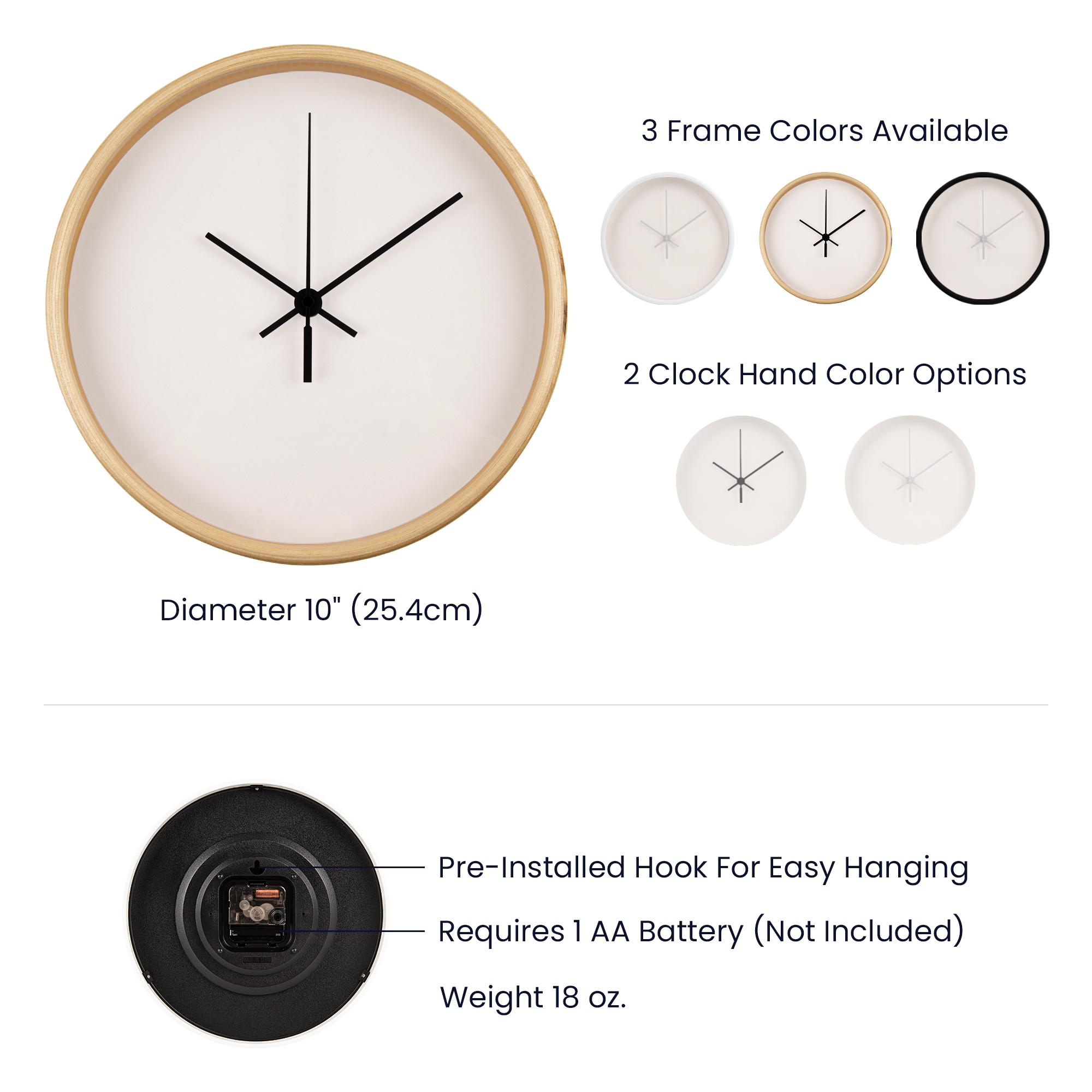 Golden Retriever Wooden Clock – "Cozy Fireside" Wall Clock