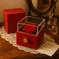 To My Soulmate Love Knot Necklace - Cubic Zirconia Pendant with Rose Gift Box