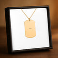 Custom Tag Necklace