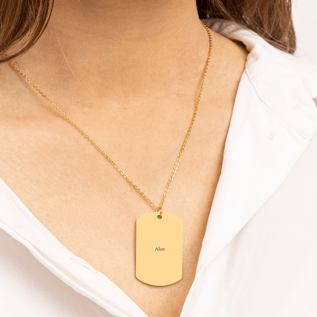 Custom Tag Necklace