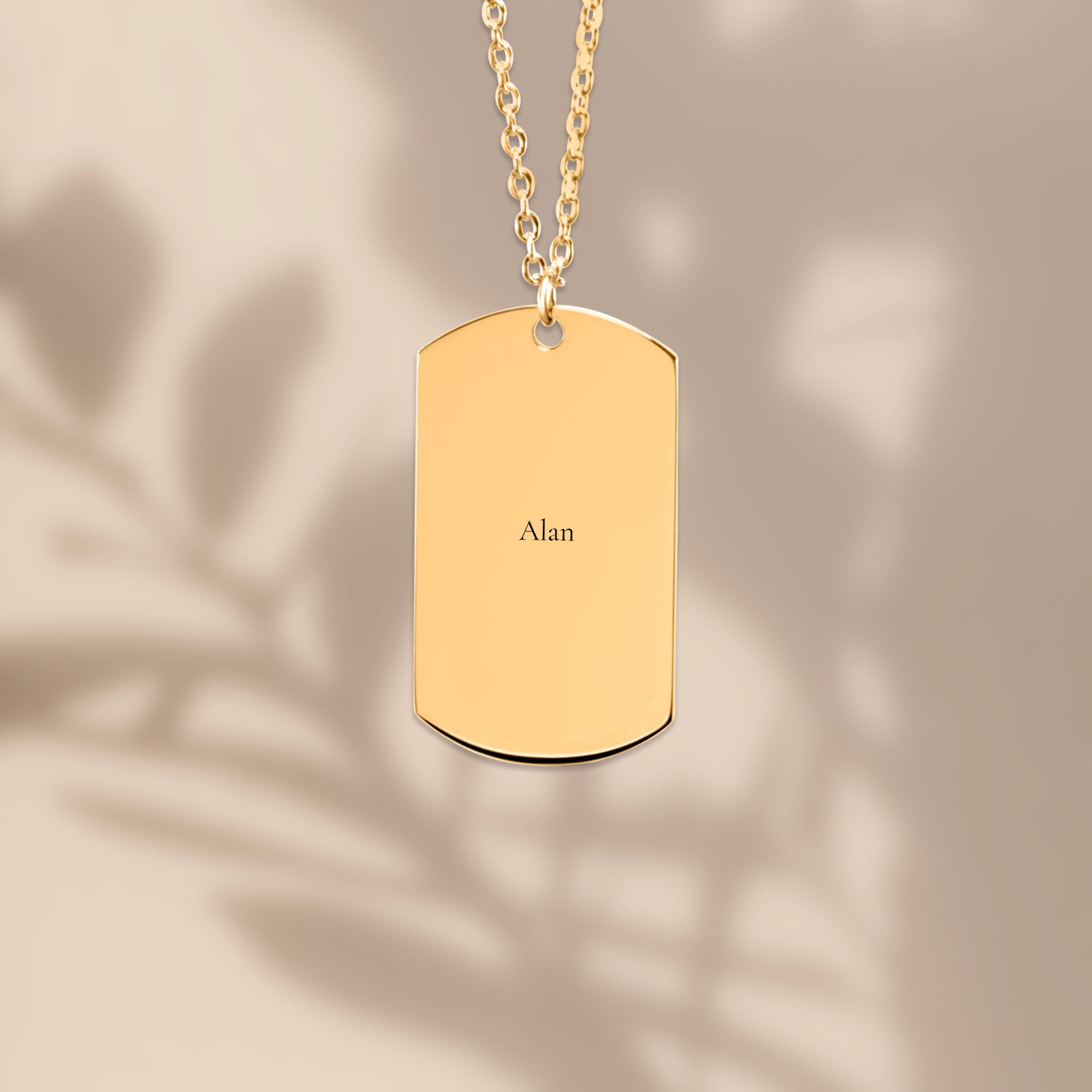 Custom Tag Necklace