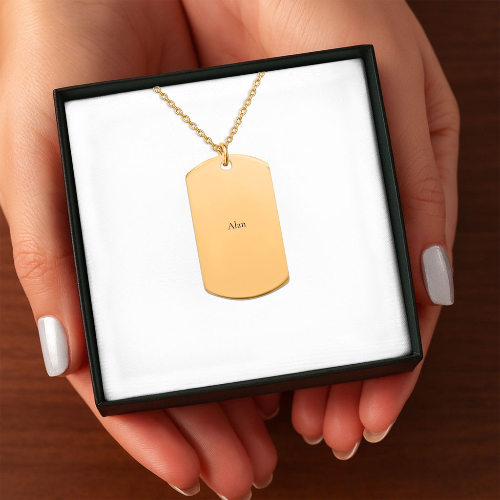 Custom Tag Necklace