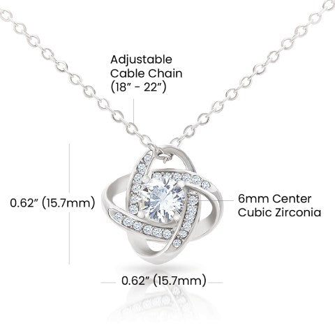 Love Knot Pendant Necklace